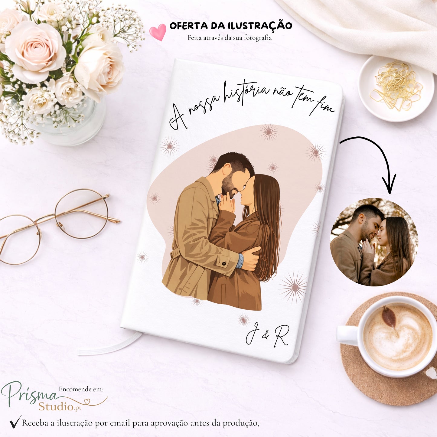 ✨📓 Caderno Personalizado com OFERTA ILUSTRAÇÃO