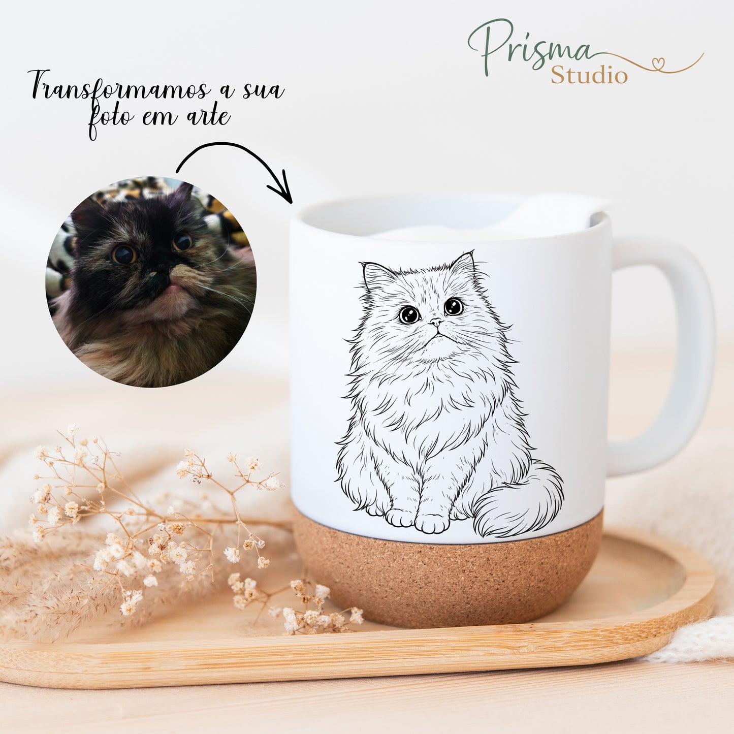 ✨ ☕ Caneca Personalizada com OFERTA ILUSTRAÇÃO do Seu Pet