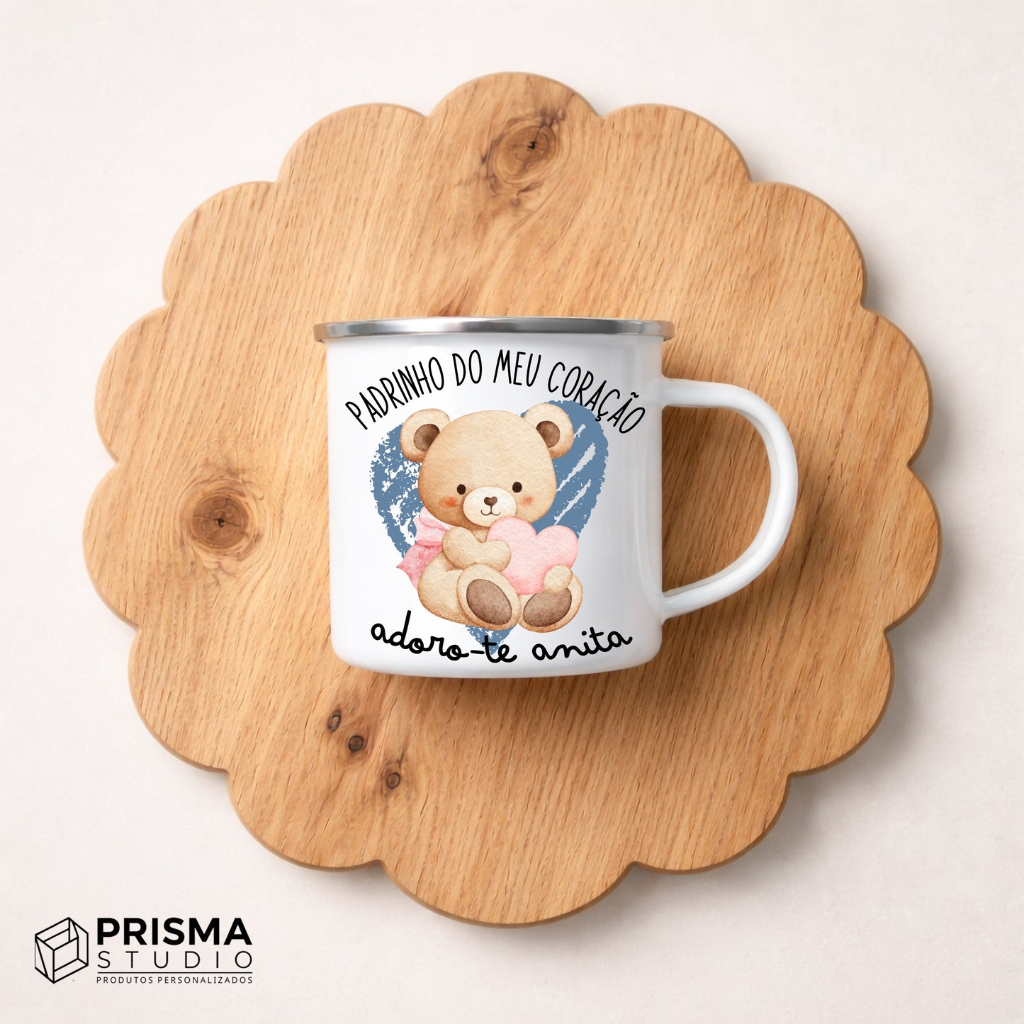 Caneca Vintage Personalizada Padrinho / Madrinha do Meu Coração
