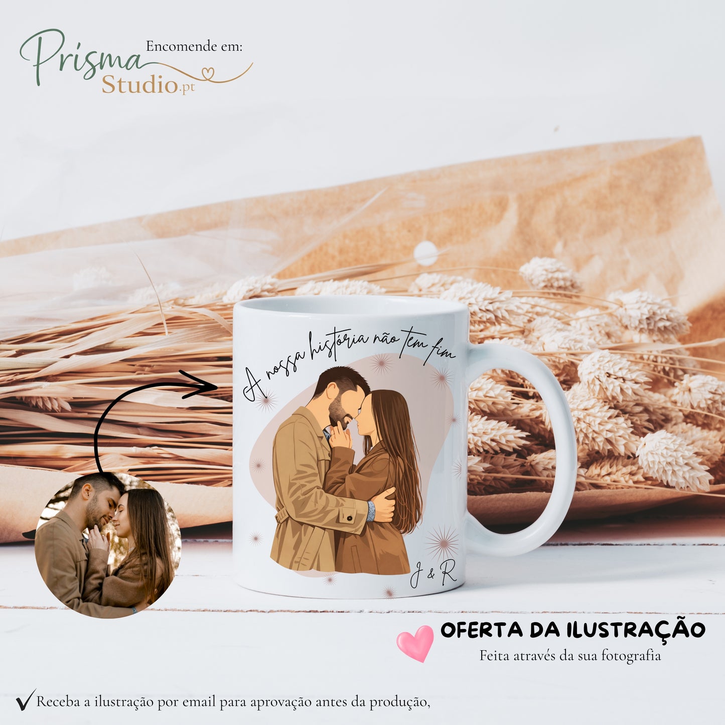 ✨ ☕ Caneca Personalizada com OFERTA ILUSTRAÇÃO