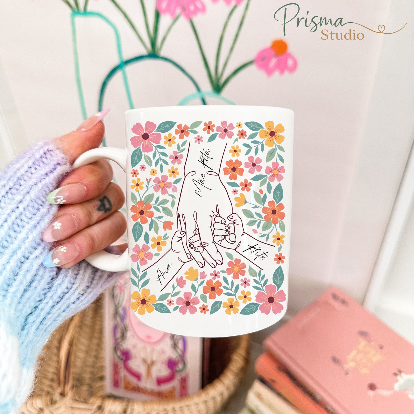 ✨ ☕ Caneca Cerâmica ''Laço Materno ''