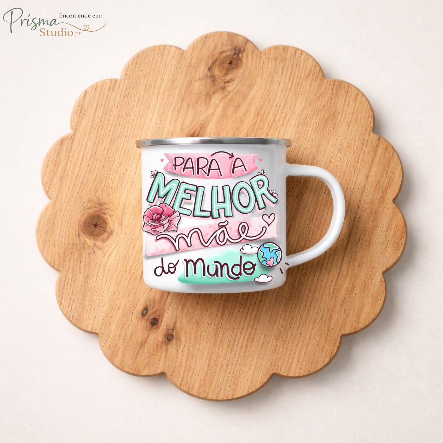 ✨🧊 Caneca em Inox ''Melhor Mãe do Mundo ''