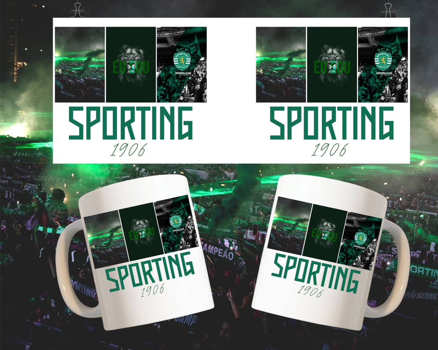 CANECA CERÂMICA SPORTING