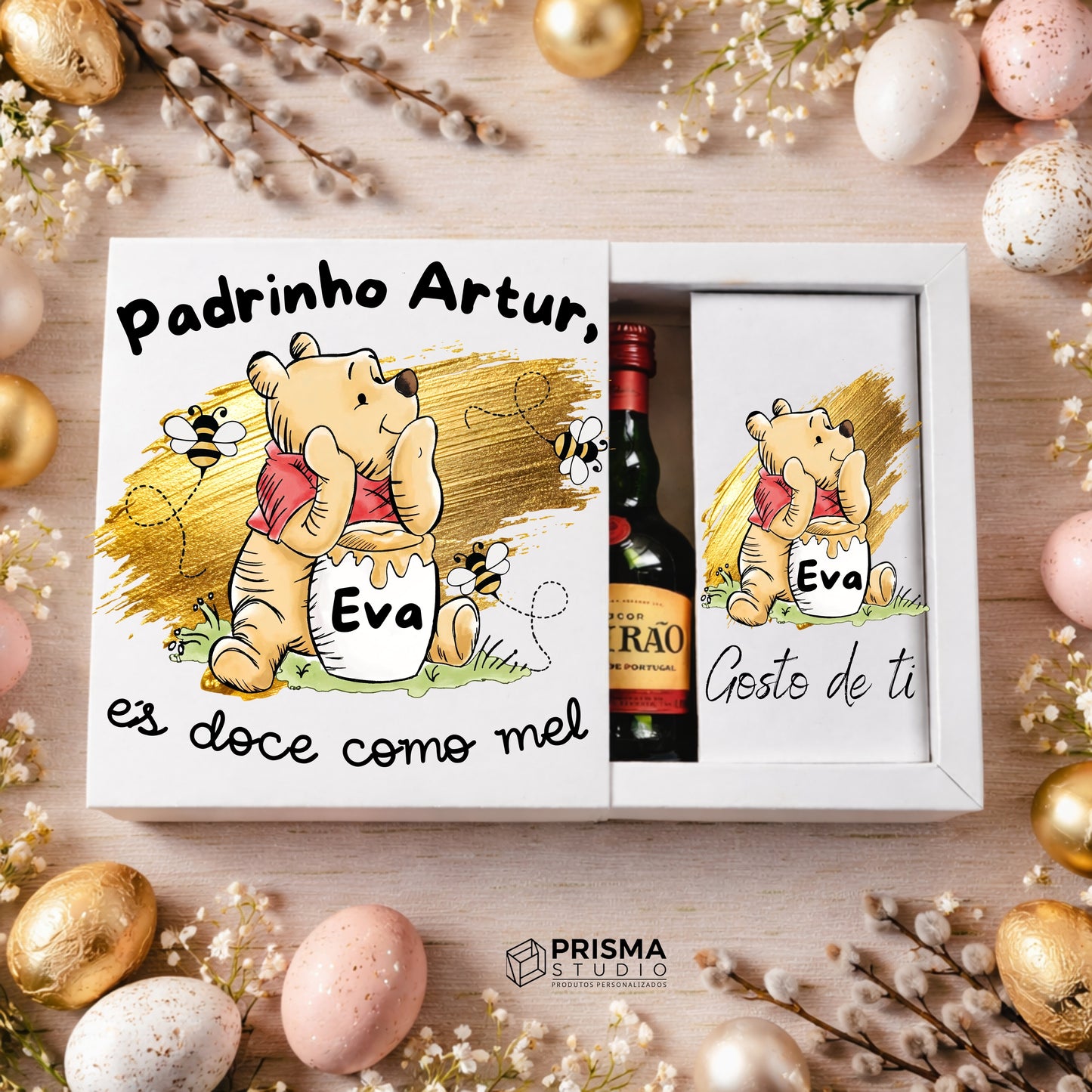 Box Presente Personalizada para Padrinho – És doce como mel