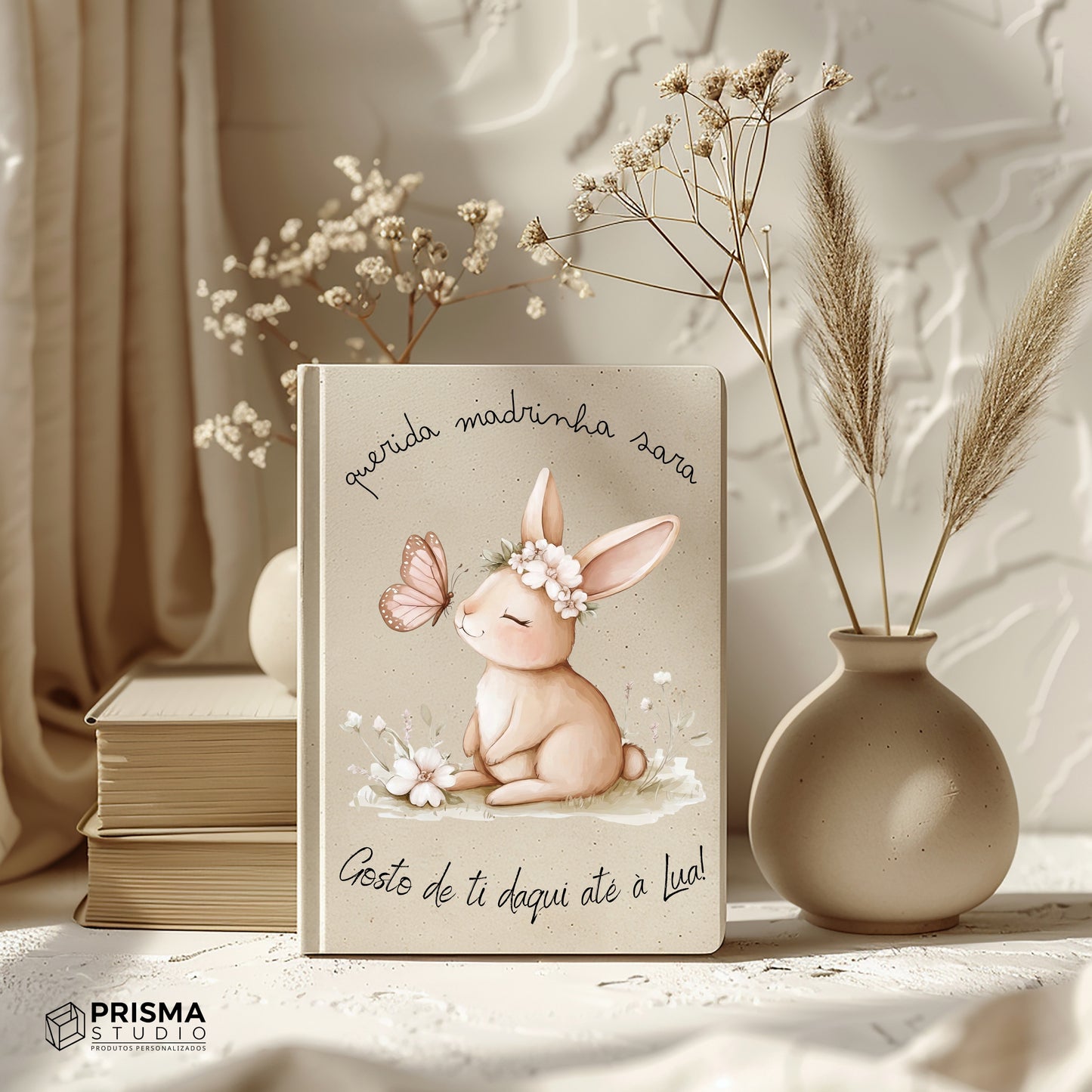 Caderno Personalizado para Madrinha – Presente Especial