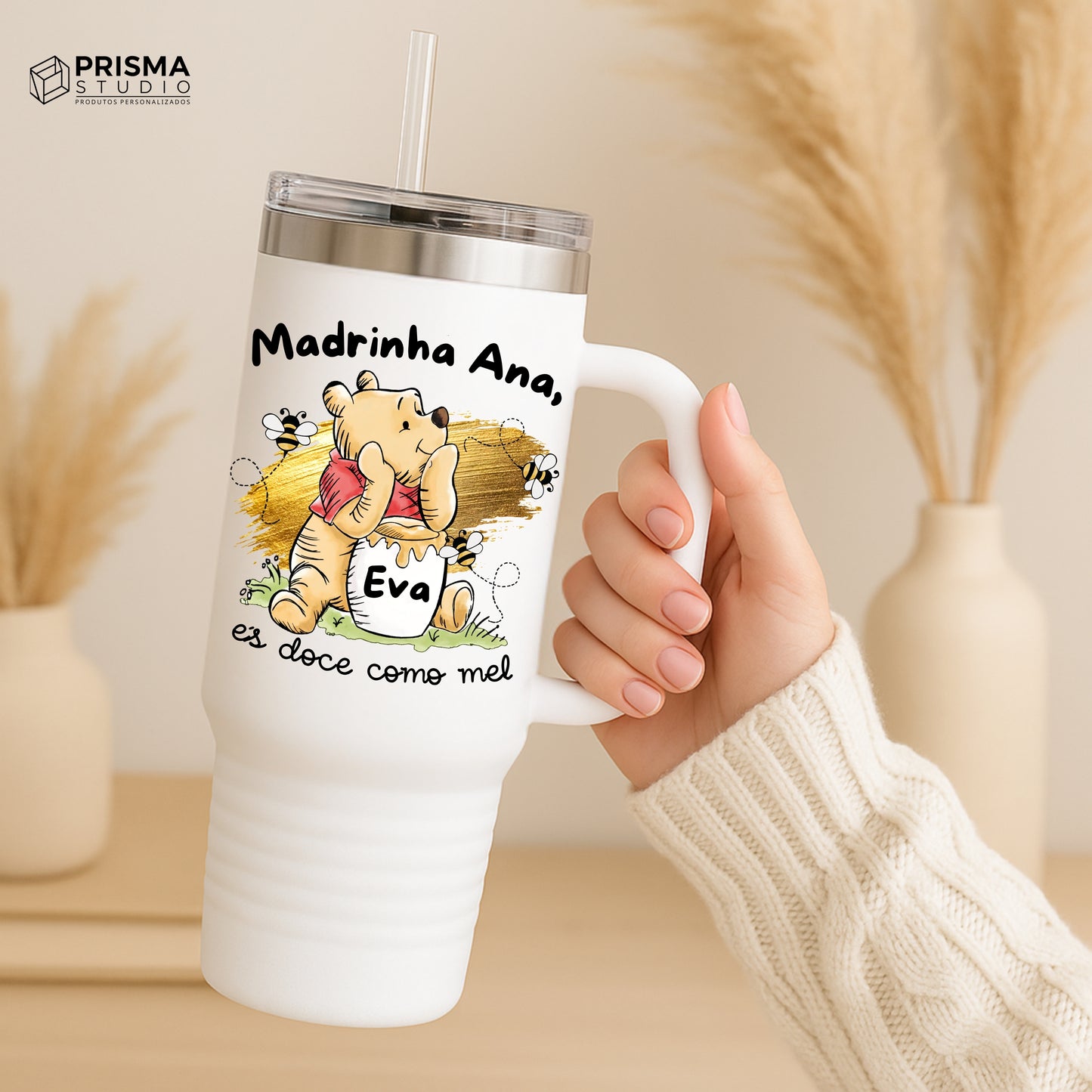 Copo Térmico Personalizado Madrinha – És doce como mel