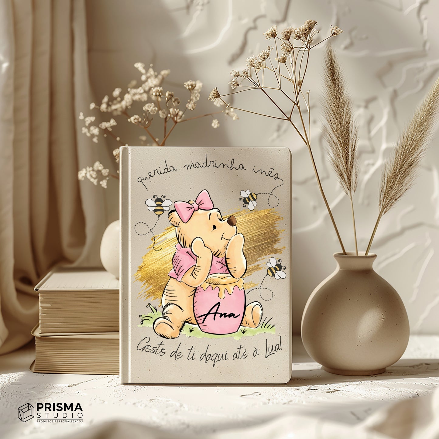 Caderno A6 Personalizado para Madrinha – Presente de Páscoa