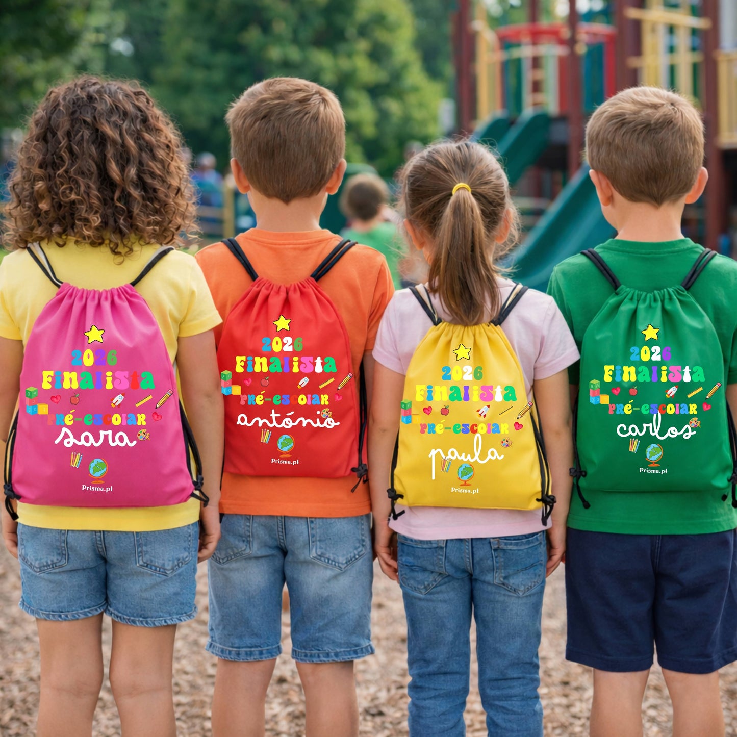 🎒 Mochila Colorida Personalizada – Coleção Exclusiva Prisma Studio® (Cópia)