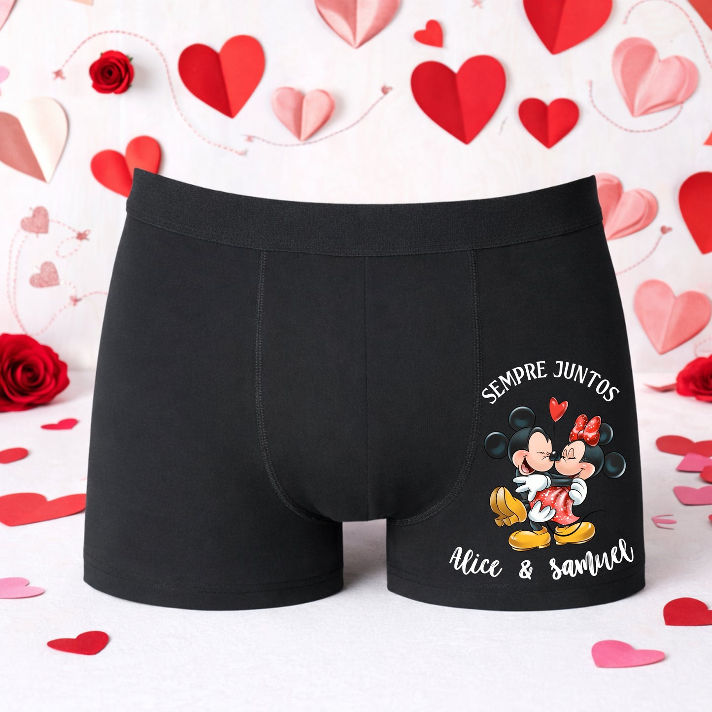 BOXER MICKEY E MINNIE