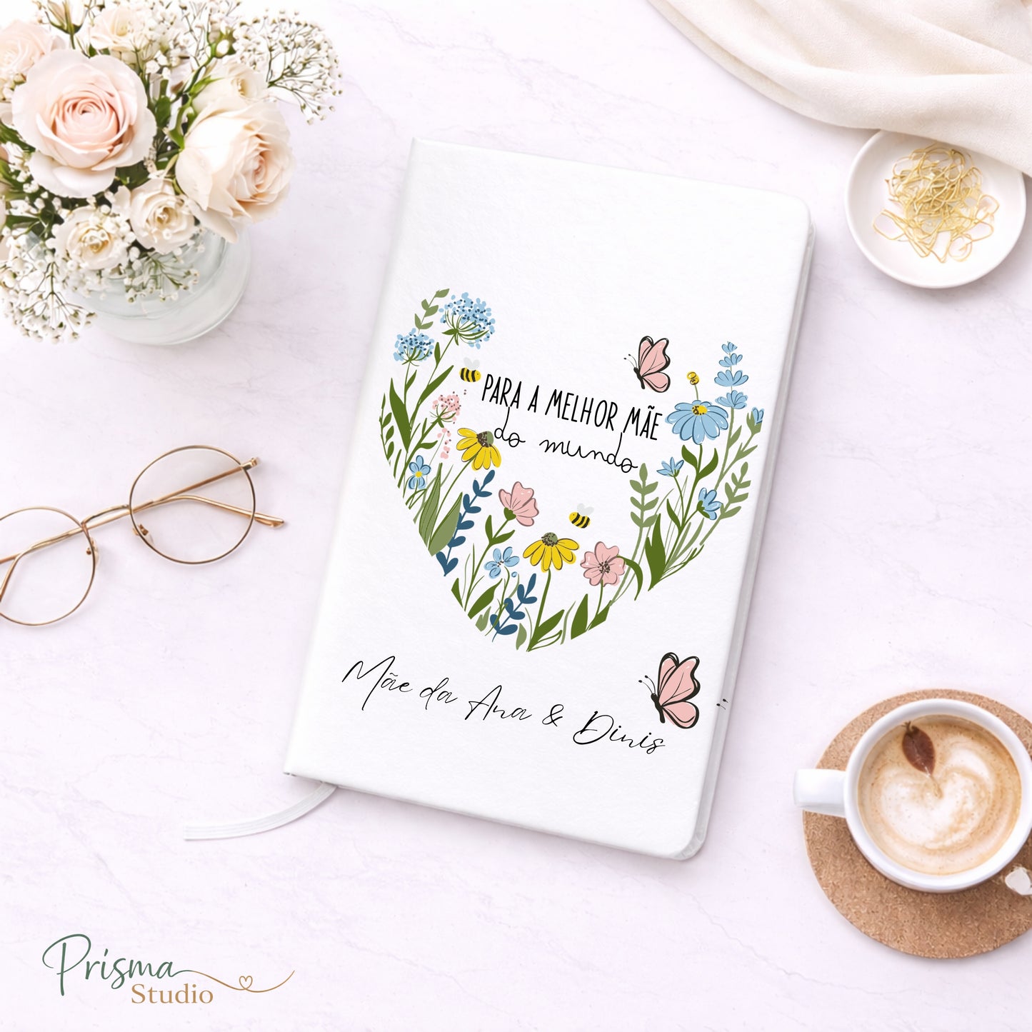 ✨📓 Caderno A5 ''A melhor mãe do Mundo!'' - Presente especial Dia da Mãe