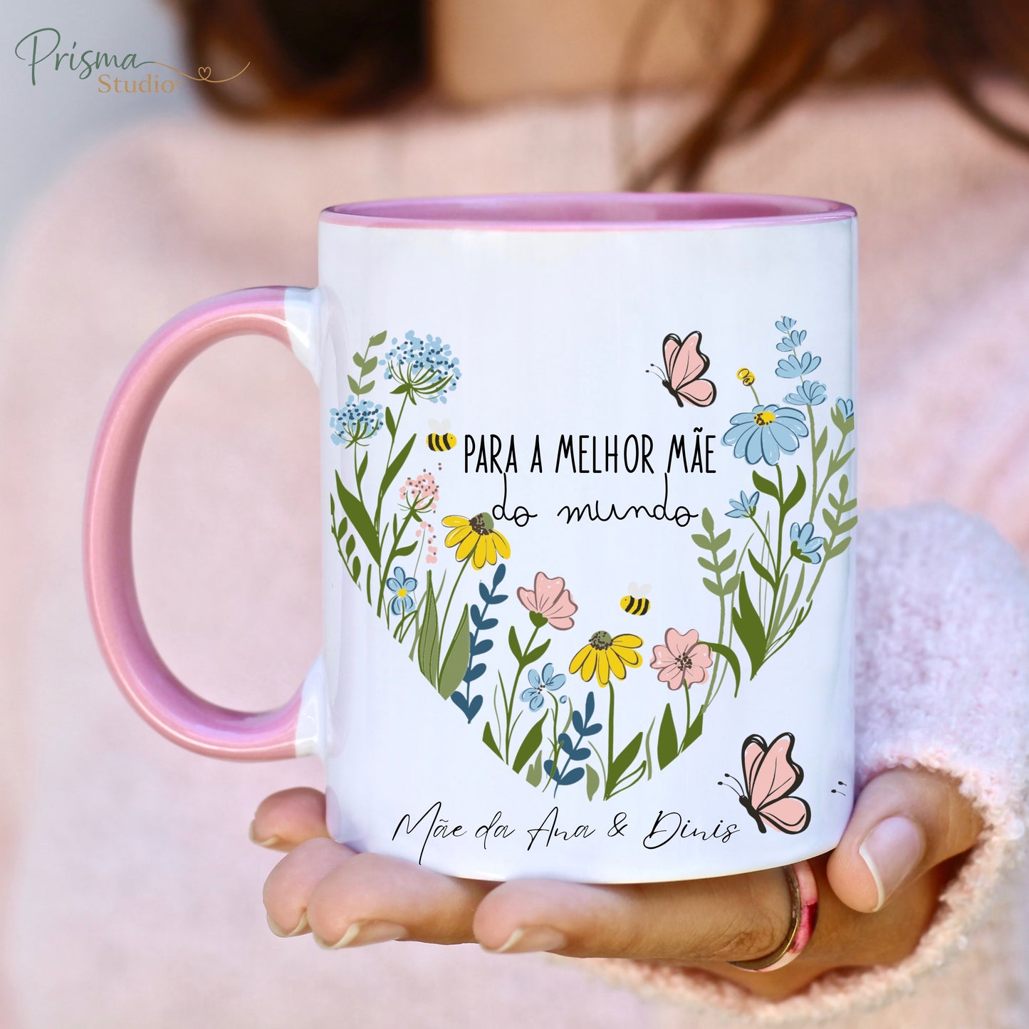 ✨Caneca “A Melhor Mãe do Mundo” – Presente Dia da Mãe🎁