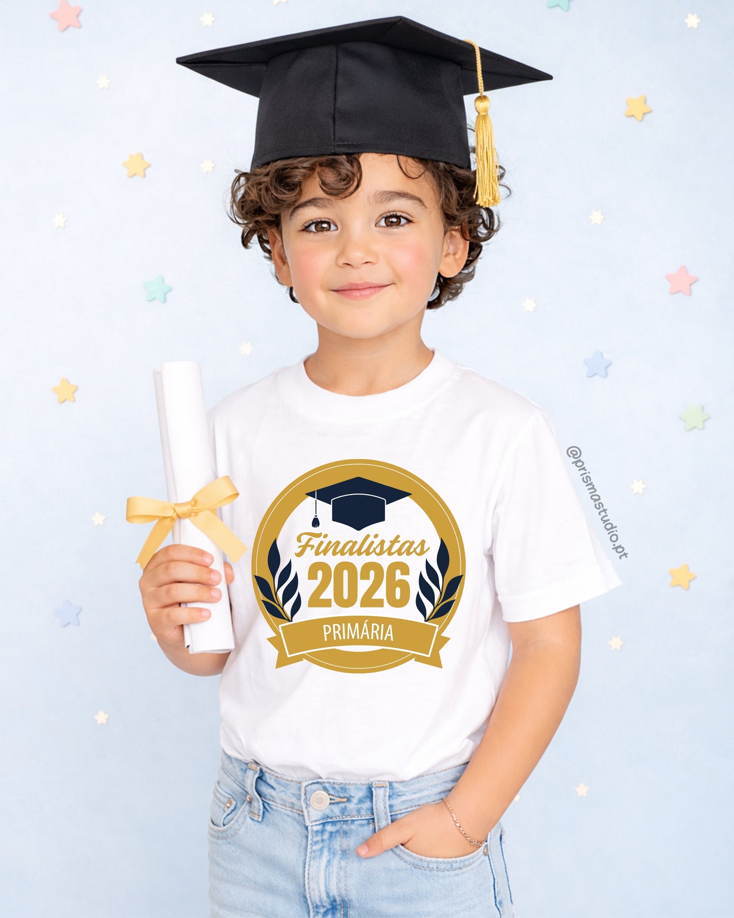 T-SHIRT FINALISTAS 2026 - MODELO CLÁSSICO PREMIUM