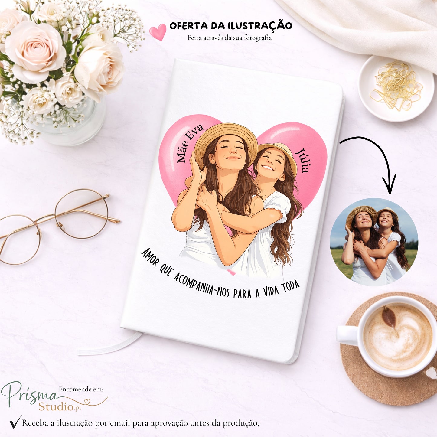 ✨📓 Caderno Personalizado com OFERTA ILUSTRAÇÃO