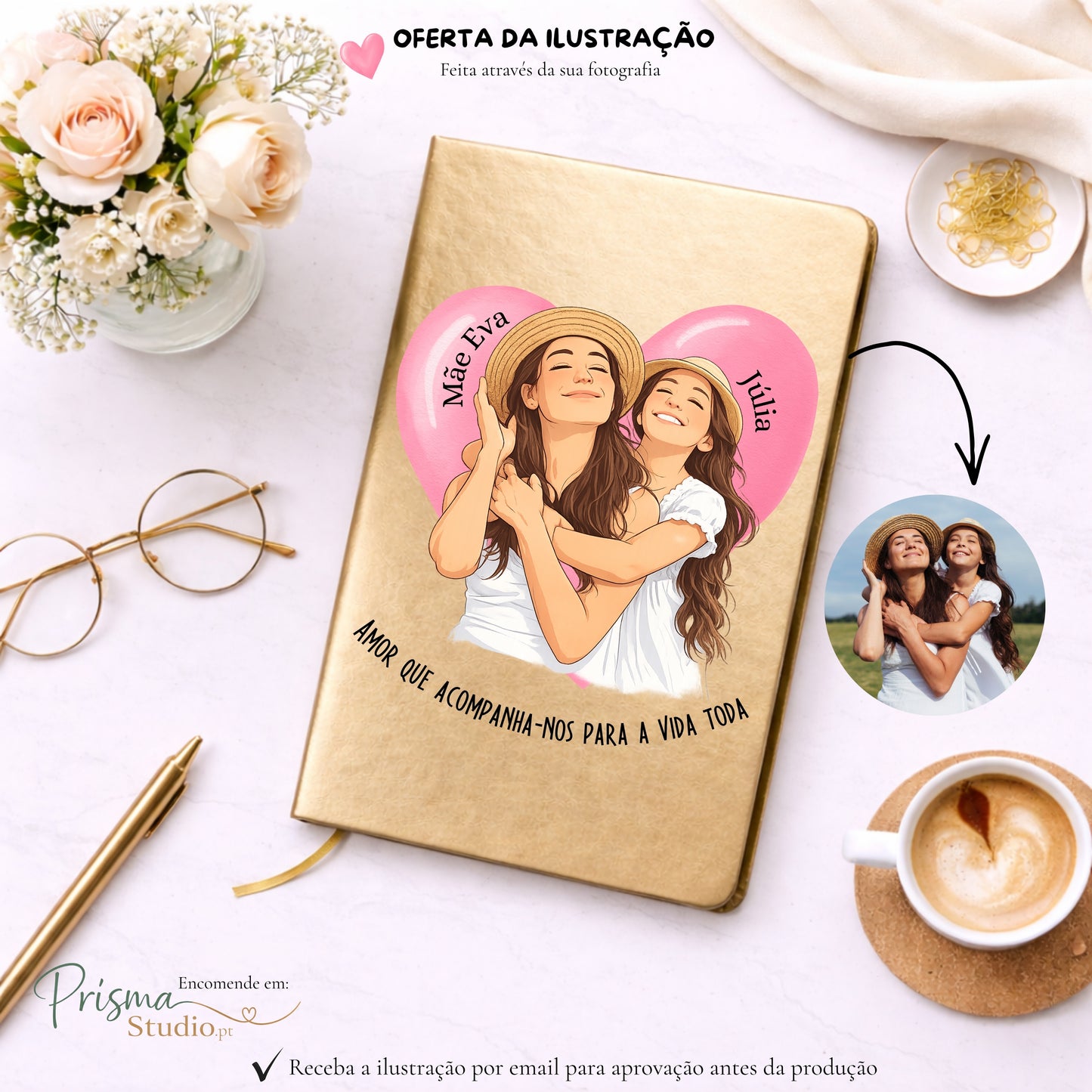 ✨ 📓 Caderno Personalizado com OFERTA ILUSTRAÇÃO