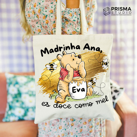 Tote Bag Personalizada Madrinha – És doce como mel