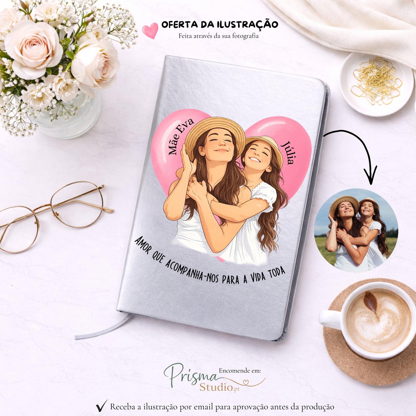 ✨ 📓 Caderno Personalizado com OFERTA ILUSTRAÇÃO