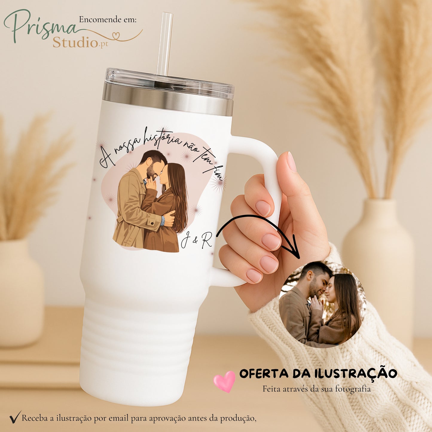 ✨ 🧊 Copo Térmico Personalizado com OFERTA ILUSTRAÇÃO