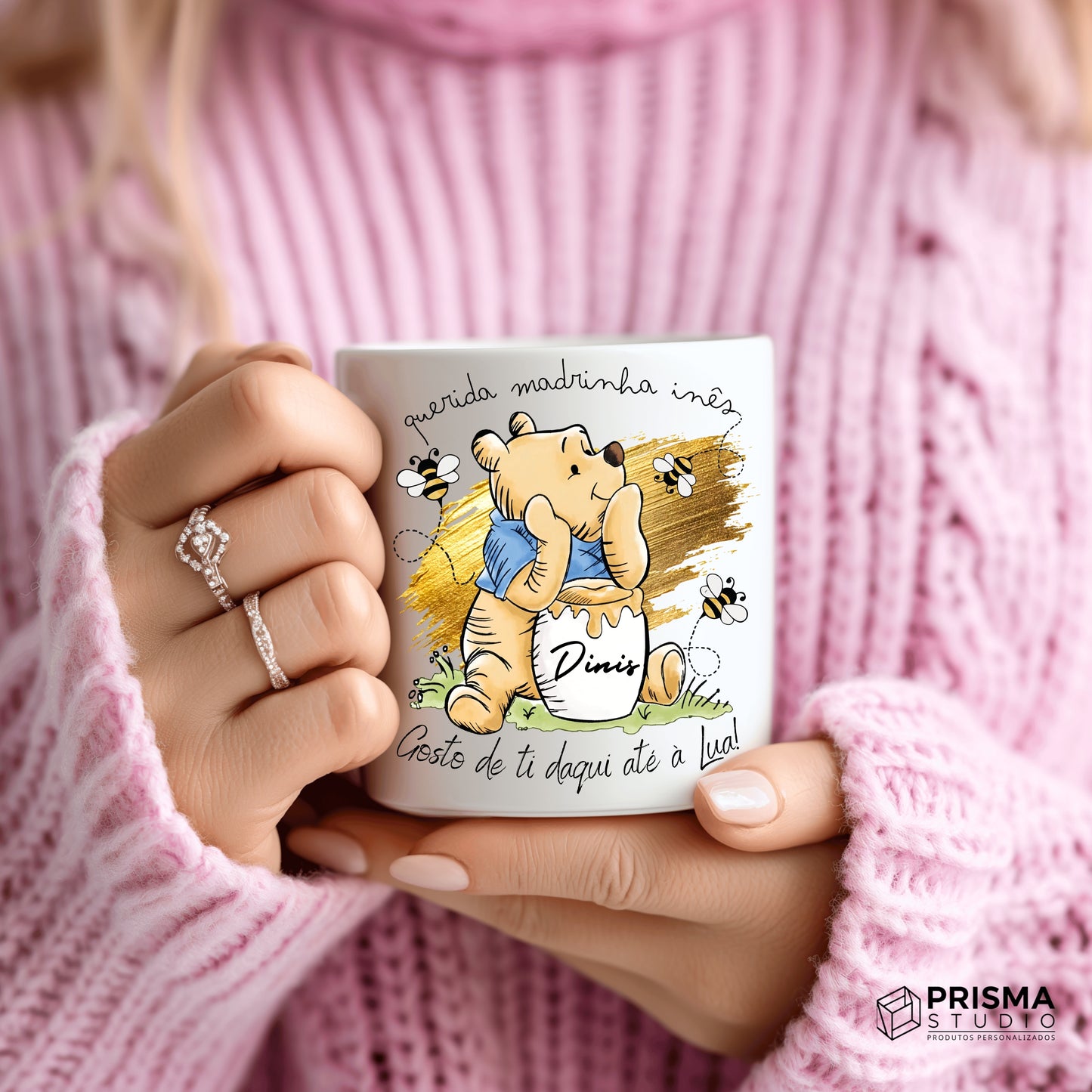 Caneca Premium Personalizada Madrinha – Prenda Especial de Páscoa