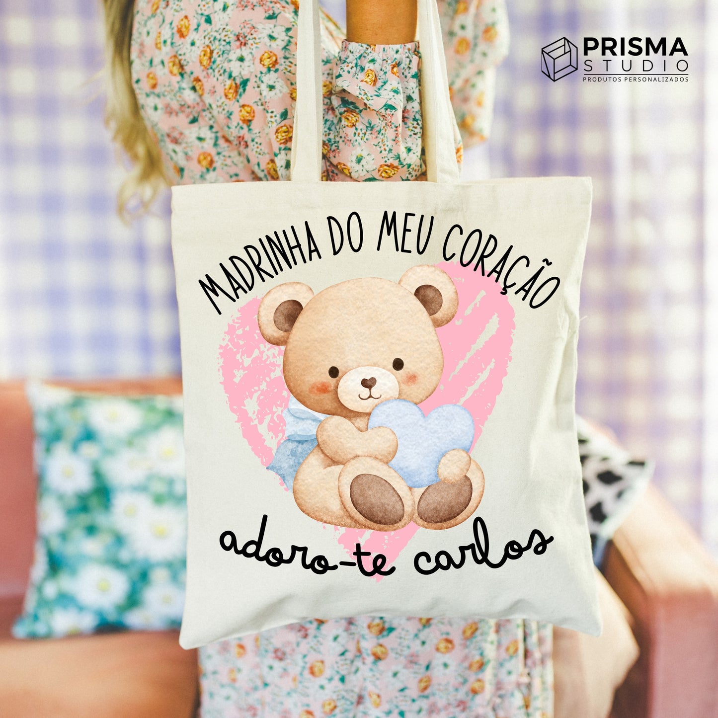 Tote Bag Personalizada Madrinha do Meu Coração
