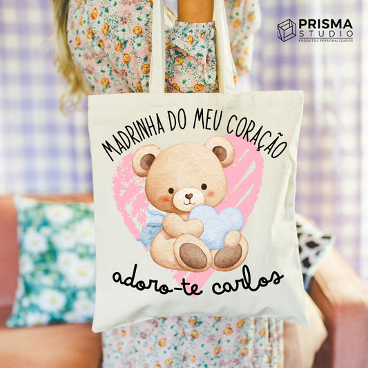 Tote Bag Personalizada Madrinha do Meu Coração