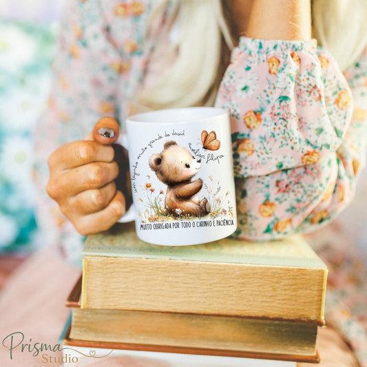 ✨ Caneca Personalizada “Obrigada por todo o carinho”