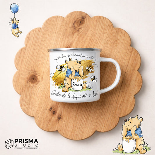 Caneca Vintage Personalizada Madrinha -  Prenda Especial de Páscoa