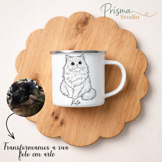 ✨🧊 Caneca Personalizada Pet em Inox com OFERTA ILUSTRAÇÃO – Edição Premium