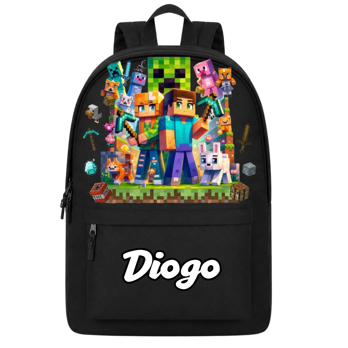 Mochila escolar Primária | Minecraft