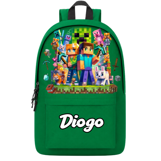 Mochila escolar Primária | Minecraft