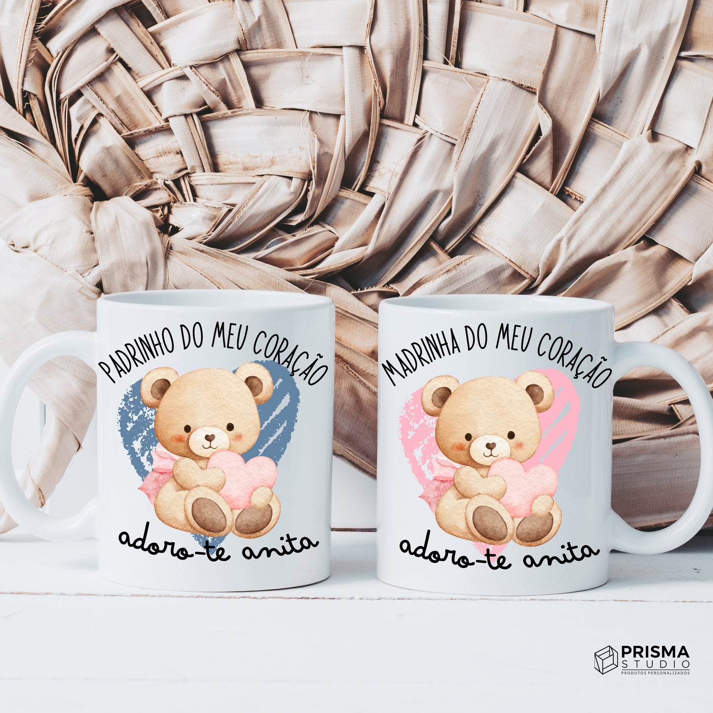 Caneca Personalizada Padrinho / Madrinha do Meu Coração