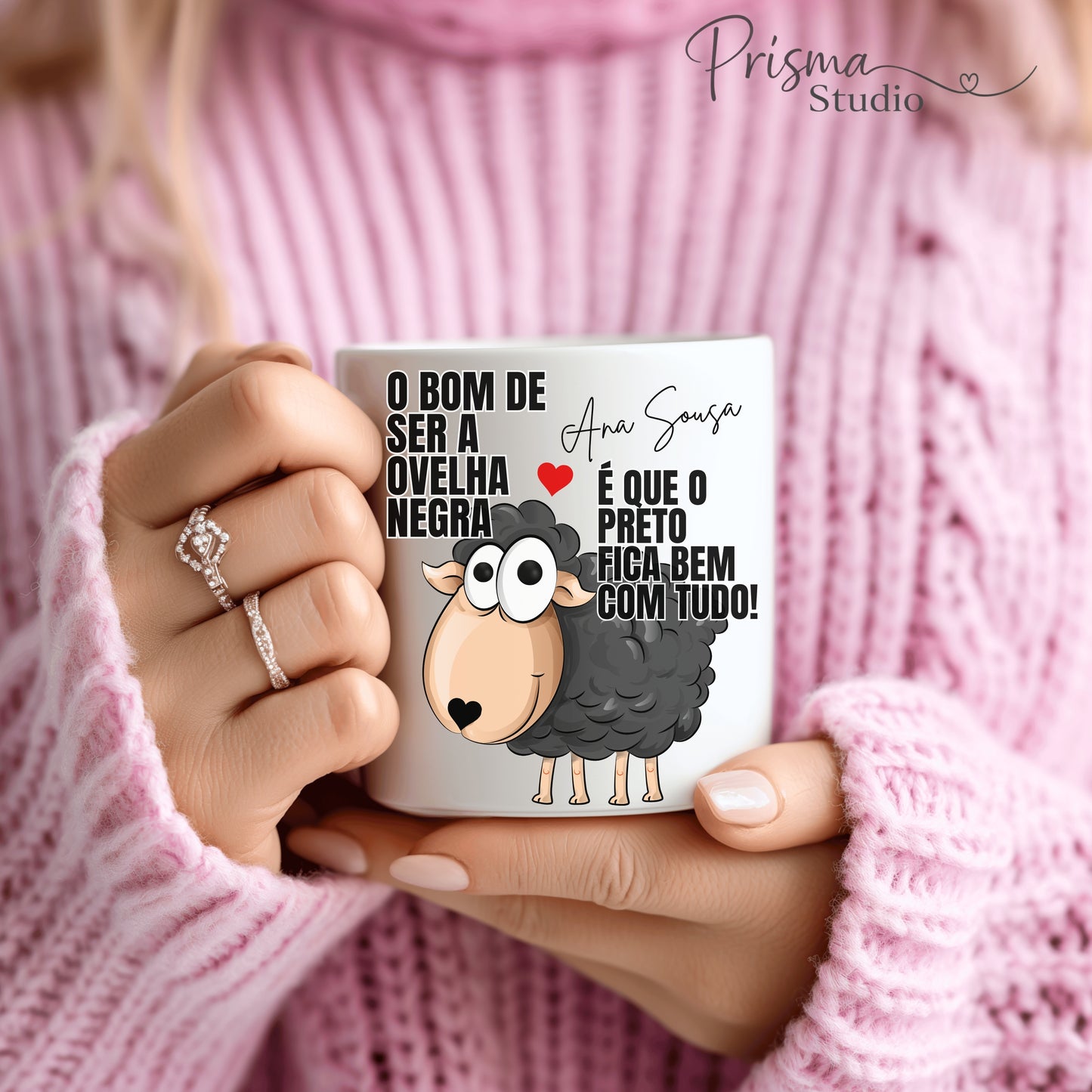 ✨ Caneca Personalizada Ovelha Negra- Coleção Exclusiva
