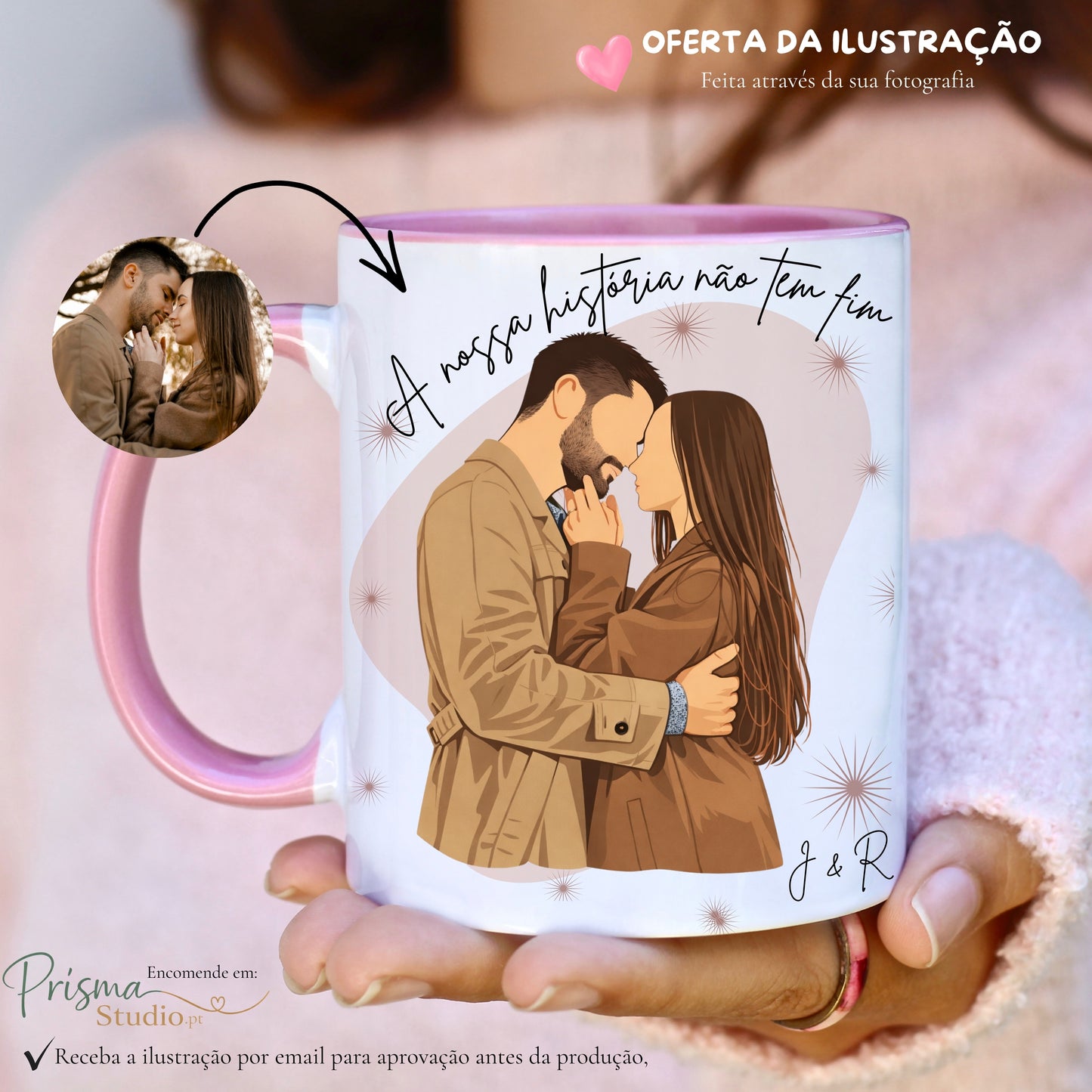✨ 🌸 Caneca Personalizada com OFERTA ILUSTRAÇÃO