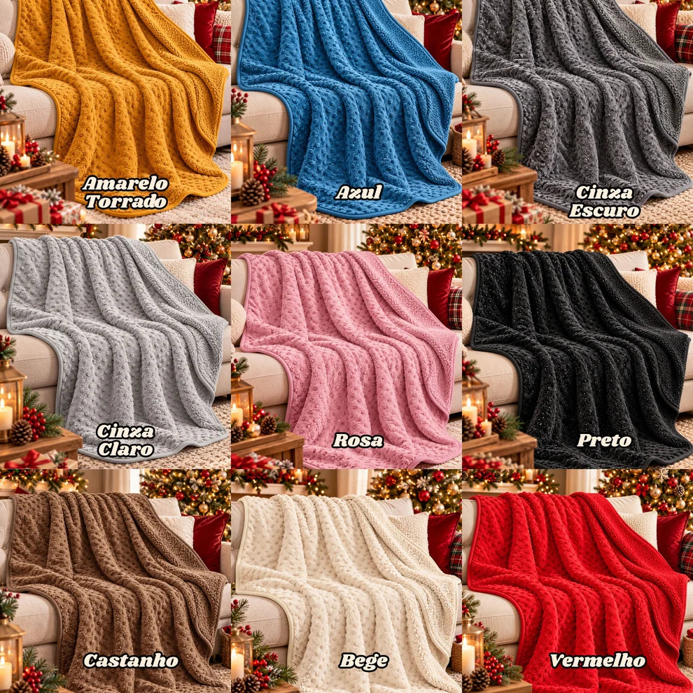 Manta Colarina Personalizada '' Girl Christmas Magic''  130x160 cm