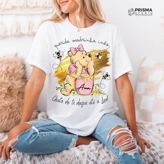 T-Shirt Personalizada Madrinha – Prenda Especial de Páscoa