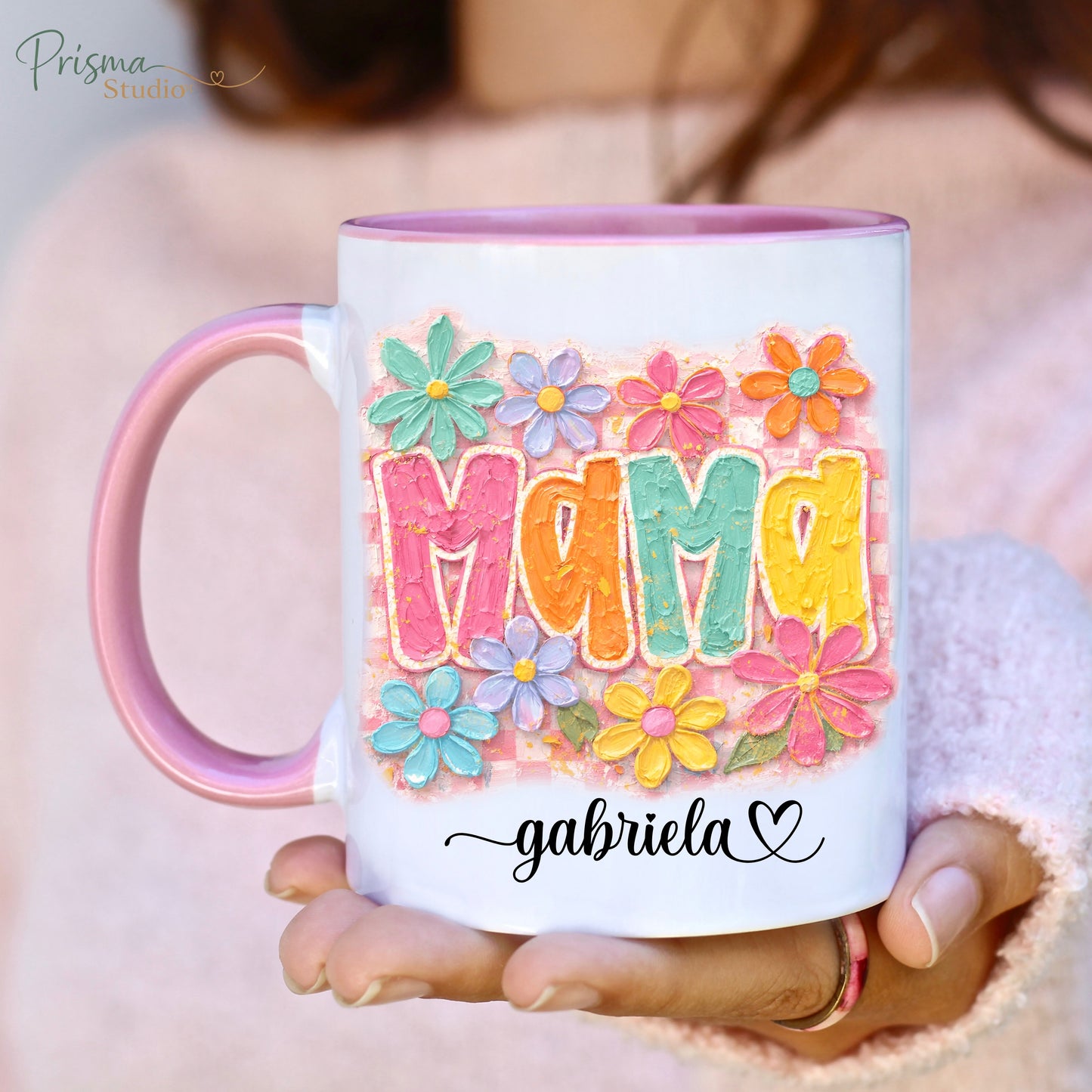 ✨ 🌸 Caneca Rosa ´´Mama ''