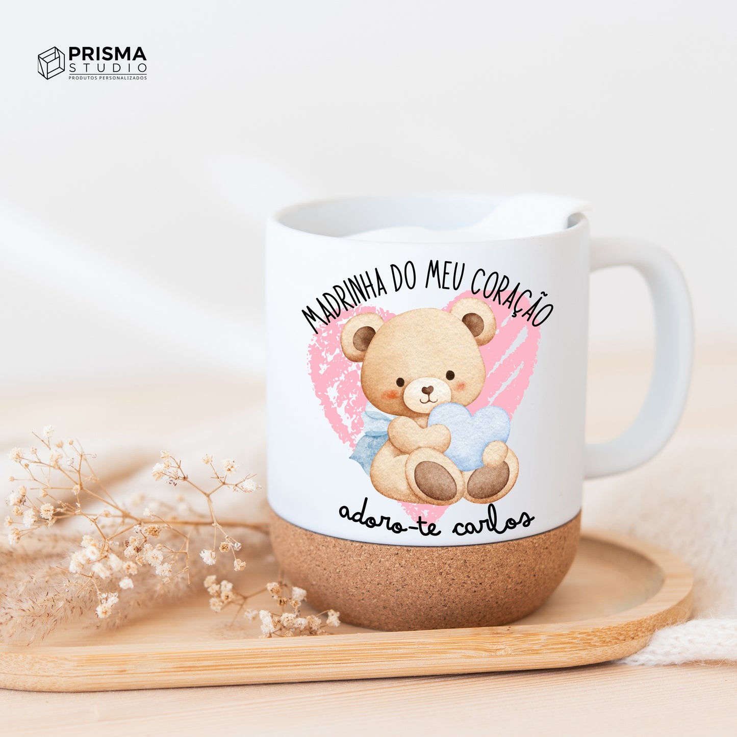 Caneca Personalizada para Padrinho ou Madrinha do meu coração