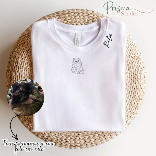 ✨👕 T-shirt Personalizada com OFERTA ILUSTRAÇÃO do Seu Pet