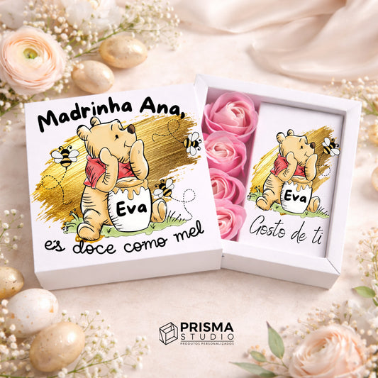 Box Presente Personalizada para Madrinha – És doce como mel