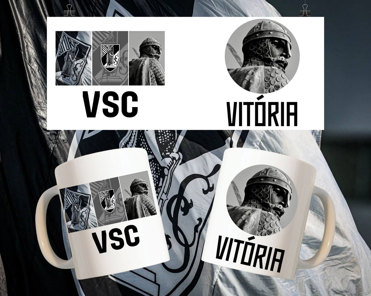 CANECA CERÂMICA VITÓRIA SPORT CLUBE