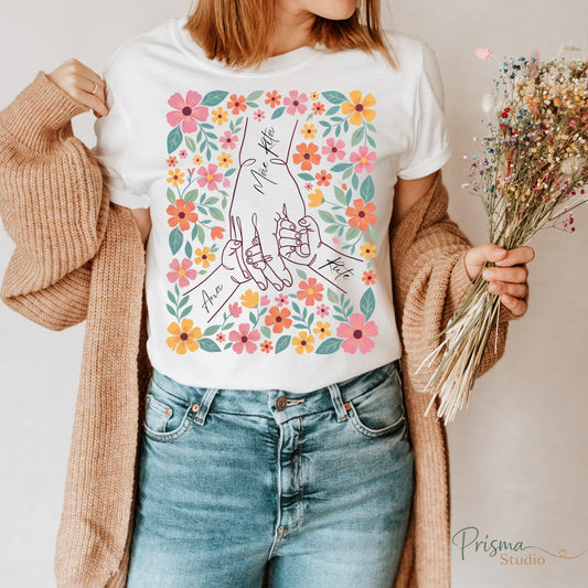 ✨👕 T-shirt  Algodão '' Laço Materno ''