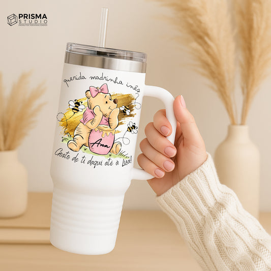 Copo Térmico Premium Personalizado Madrinha – Prenda Especial de Páscoa