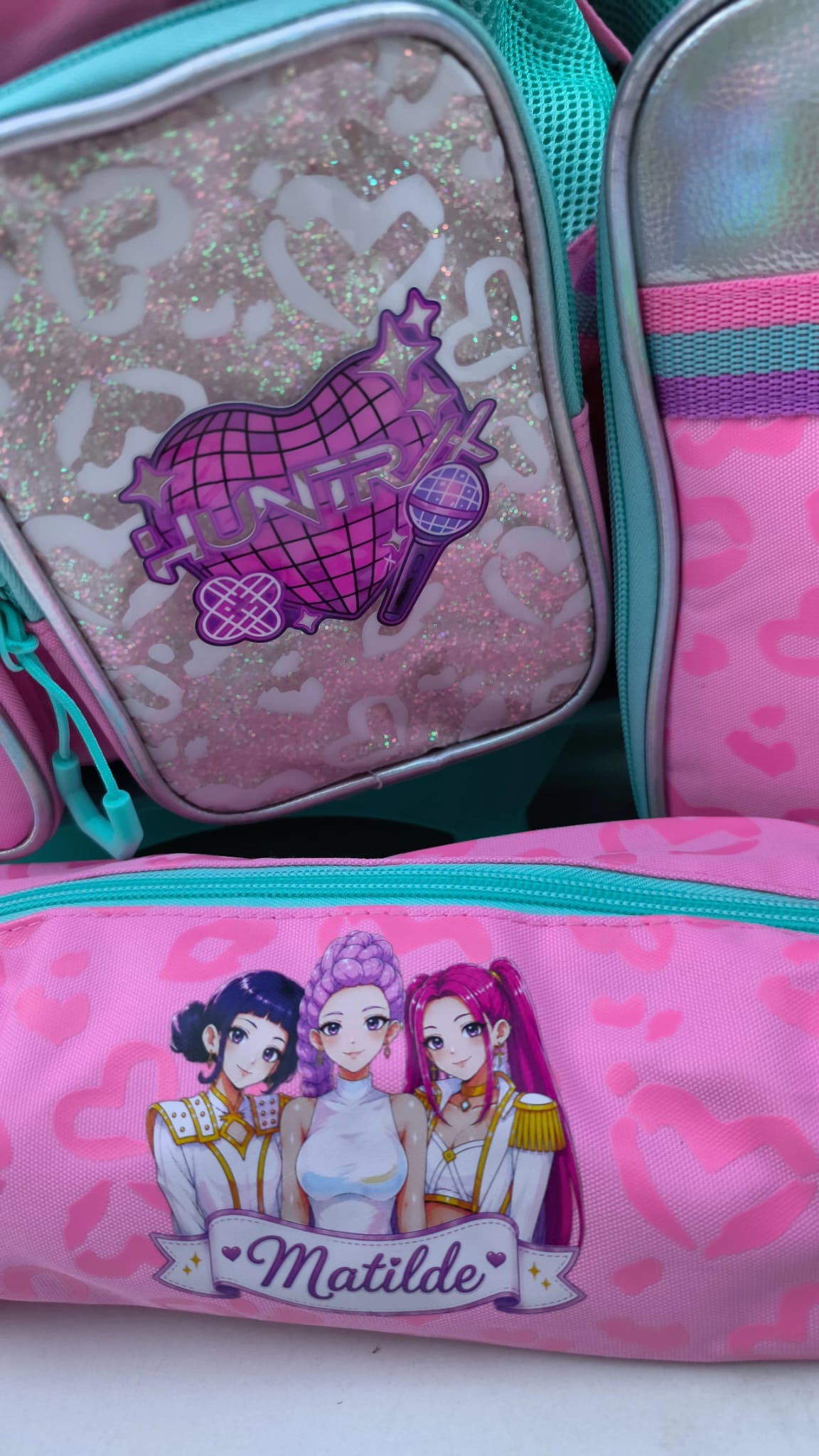 Conjunto Escolar Trolley Personalizado | Mochila + Lancheira + Estojo