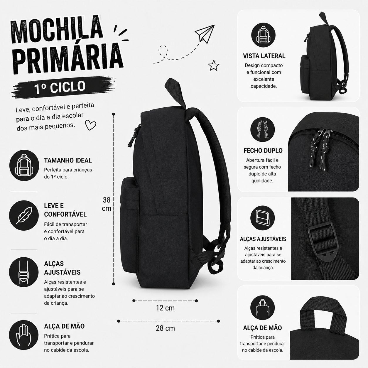 Mochila escolar Primária | Brawl Stars