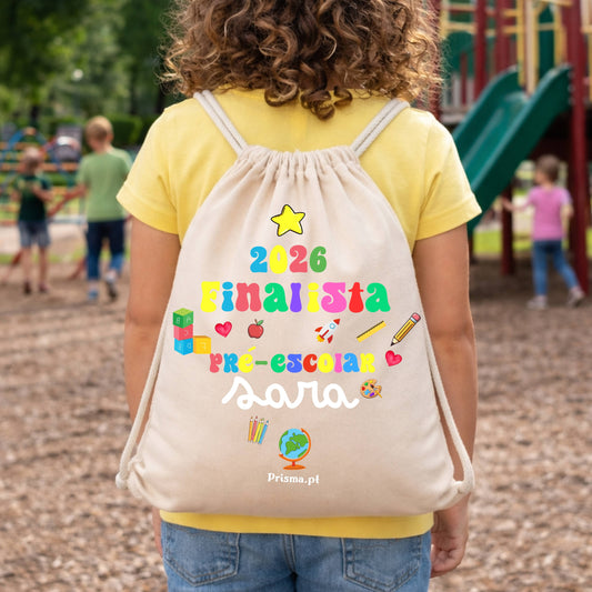🎒 Mochila Algodão Personalizada – Coleção Exclusiva Prisma Studio®