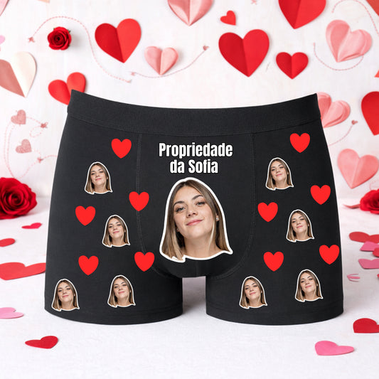 BOXER PROPRIEDADE PRIVADA COM FOTOGRAFIA