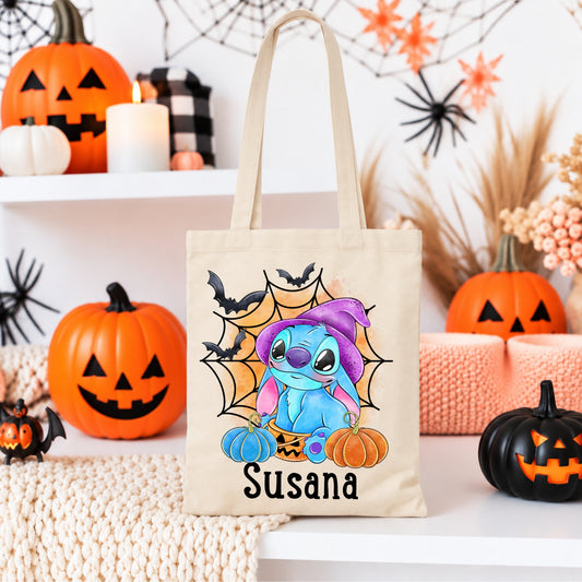 Tote Bag  Halloween Stitch