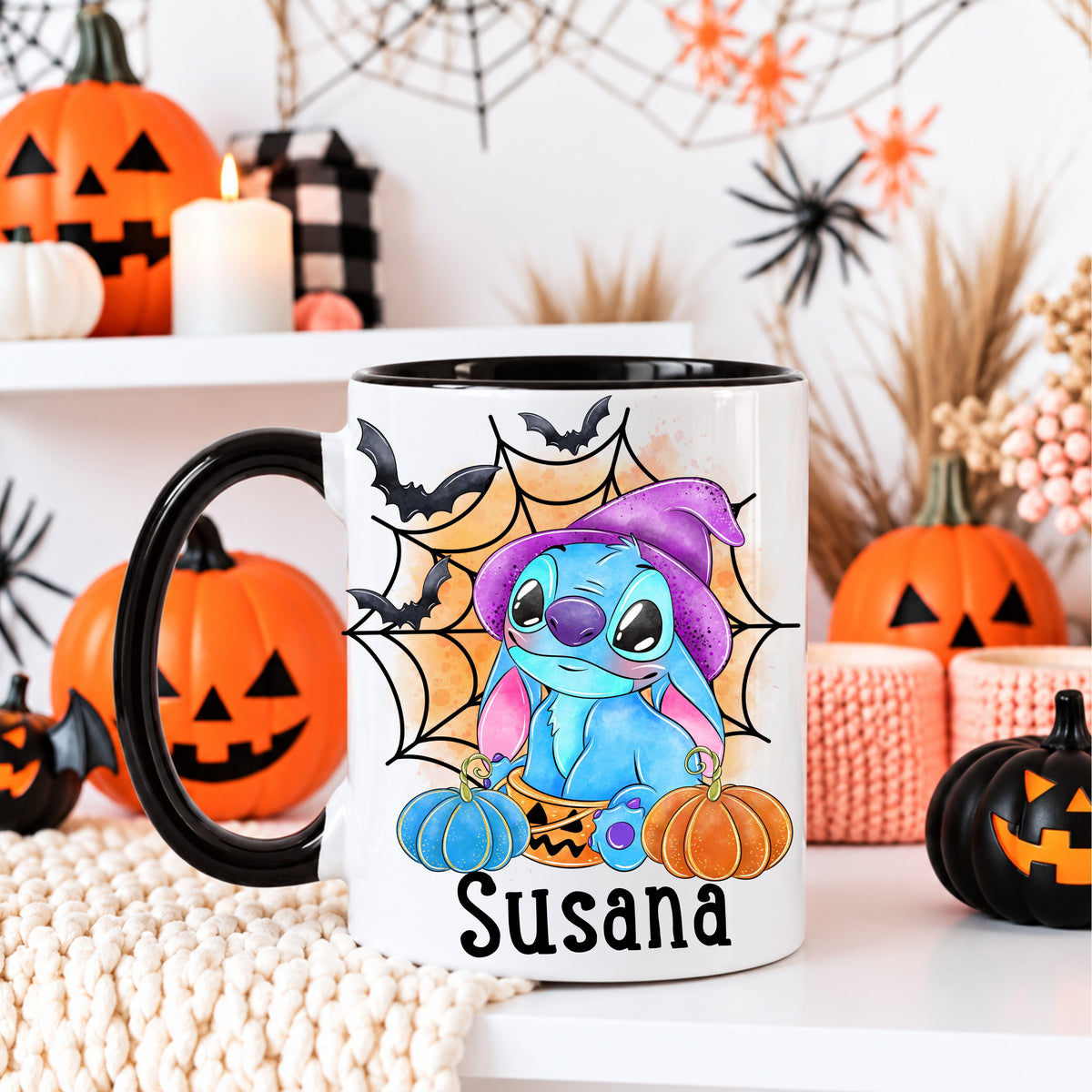 Caneca Halloween Stitch