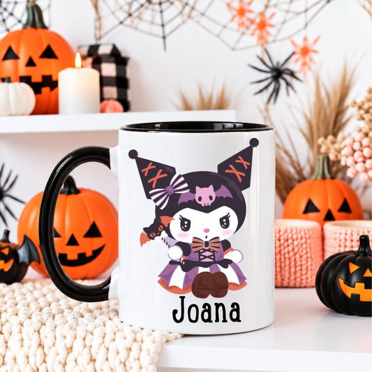 Caneca Halloween Kuromi