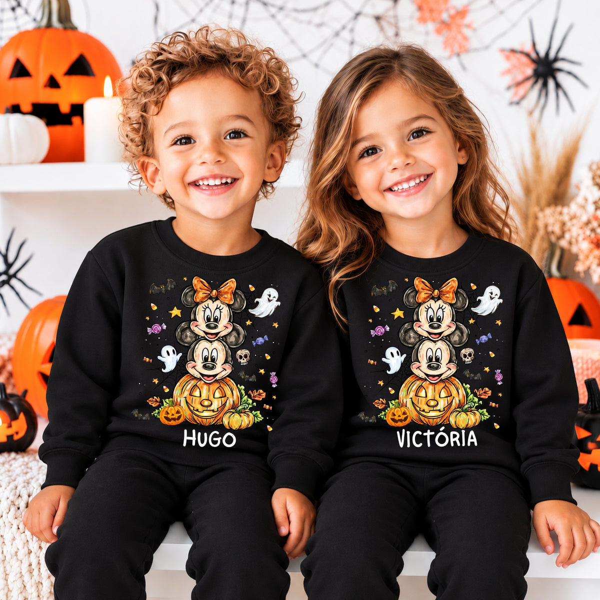 Sweat Halloween Mickey & Minnie