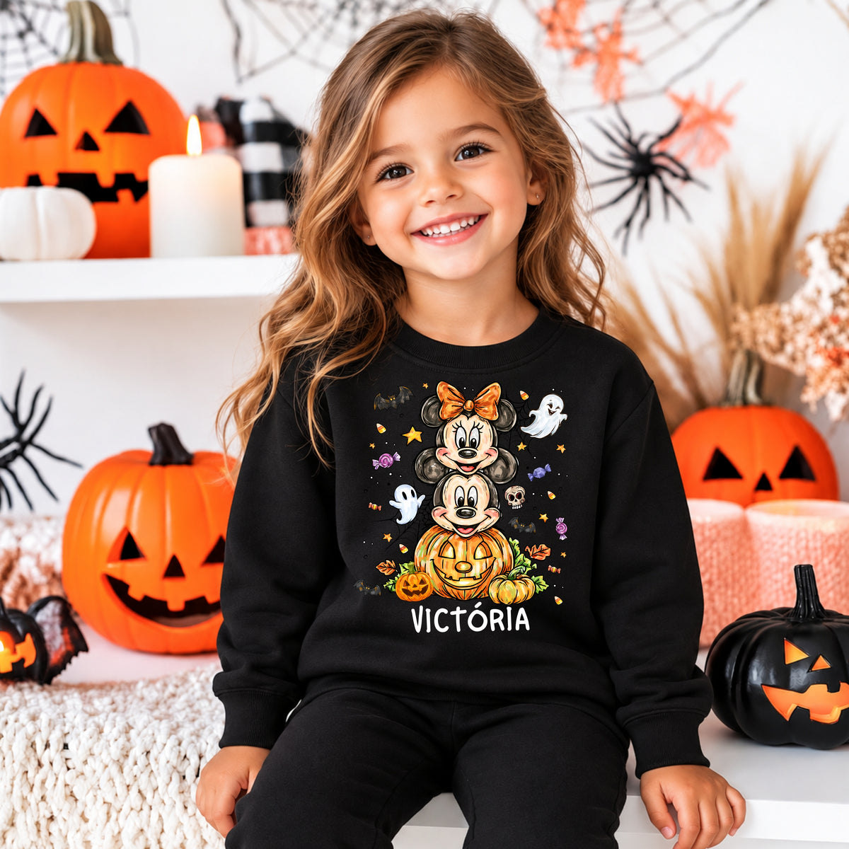 Sweat Halloween Mickey & Minnie